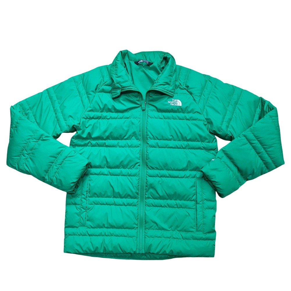 The North Face Boys Green‎ 550 Down Puffer Jacket XL 18/20
